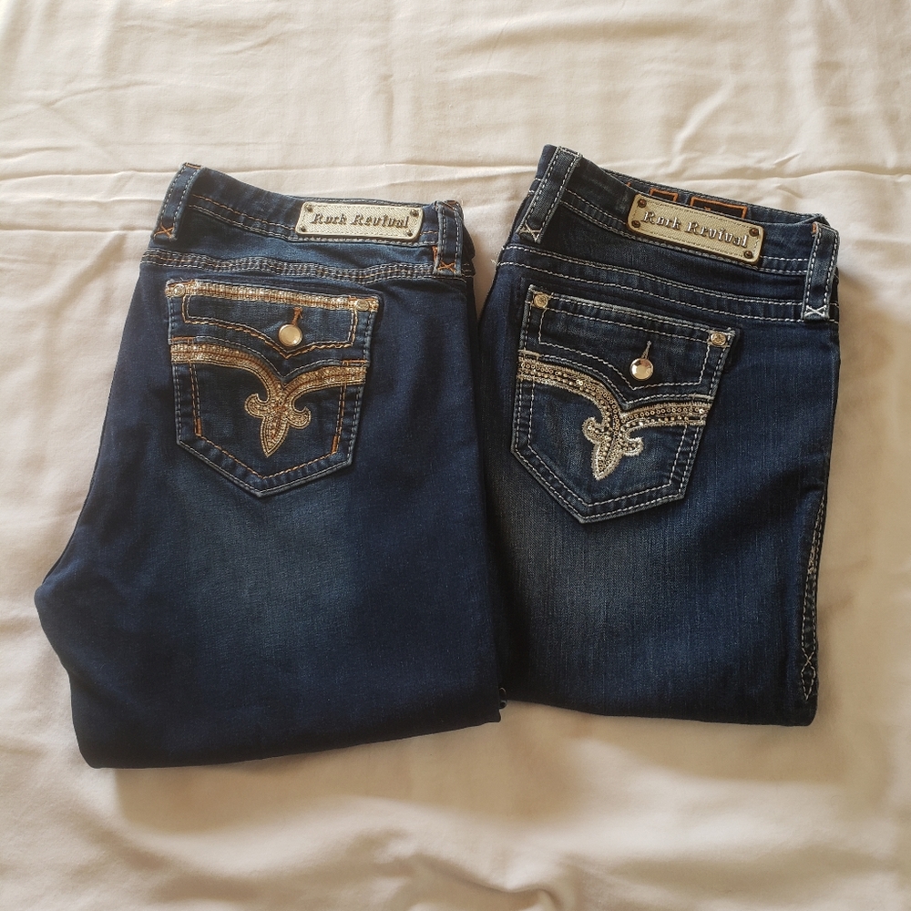 Lot of 2 Rock Revival Easy Boot